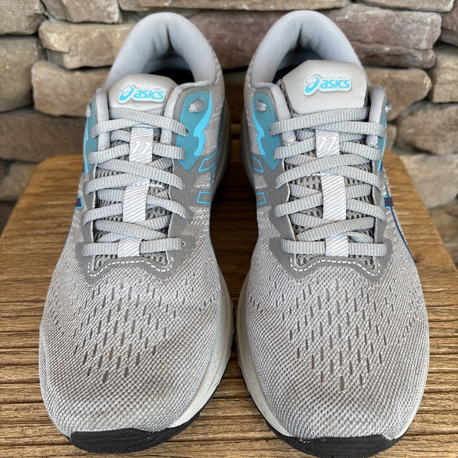 Asics Flytefoam Women's Size Us 7 Grey & Blue Gt 1000 Lite Truss 101b354
